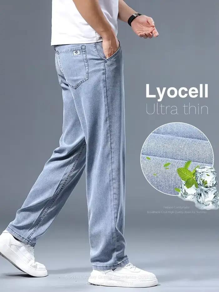 Jean d'été en Lyocell ultra-fin pour homme