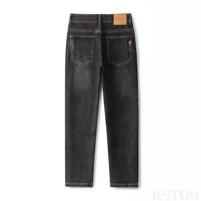 KSTUN 2025 nouveaux hommes jean pantalon Stretch mince droit haute qualité marque mâle Denim