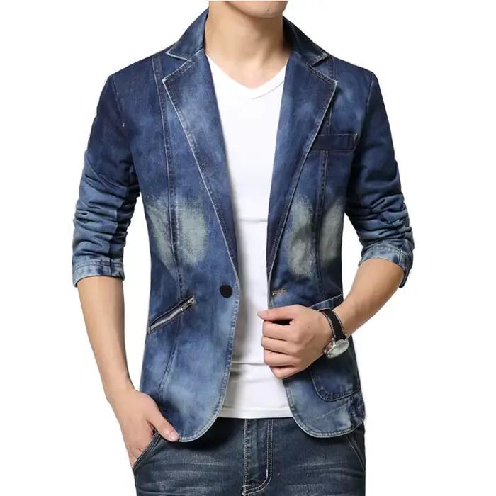 Veste en jean slim pour homme