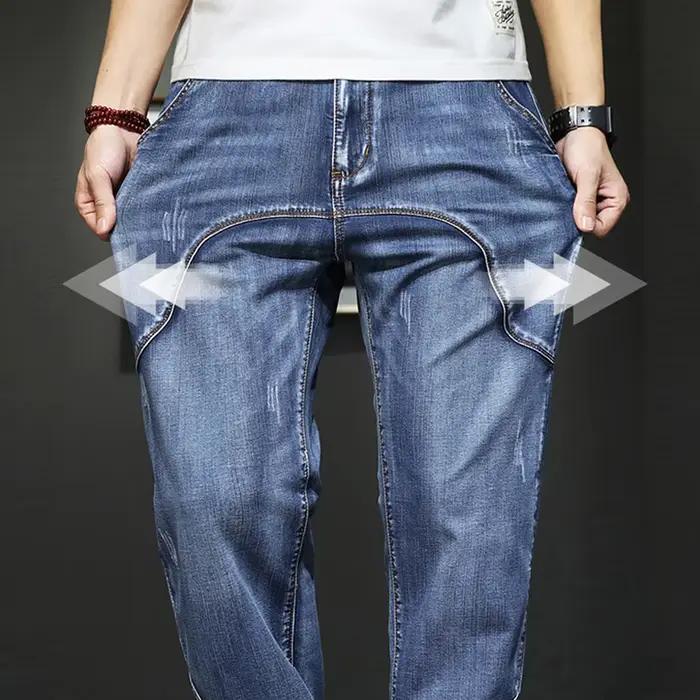 42 44 grande taille jean hommes Denim pantalon Baggy
