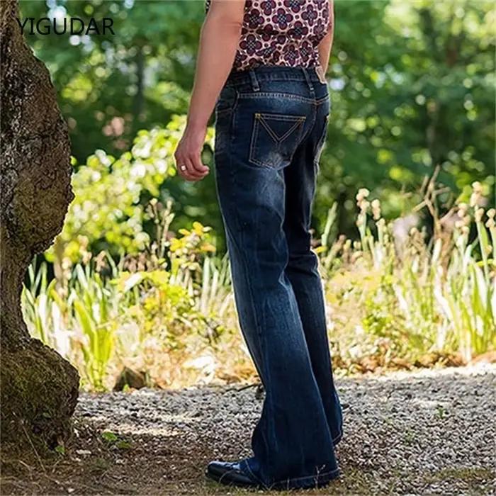 Grands jeans évasés pour homme, pantalon ample et classique, denim solide, style décontracté, nouvelle collection, idéal pour toutes les saisons et occasions quotidiennes
