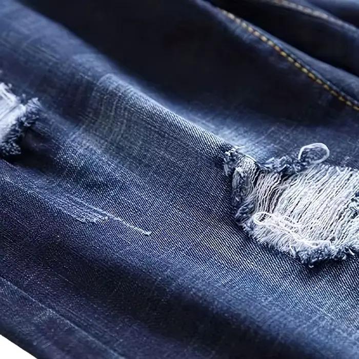 Shorts en jean déchirés personnalisés pour hommes