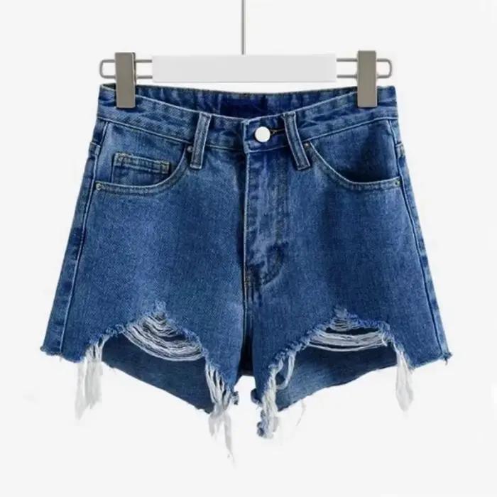 Shorts en jean blanc d'été