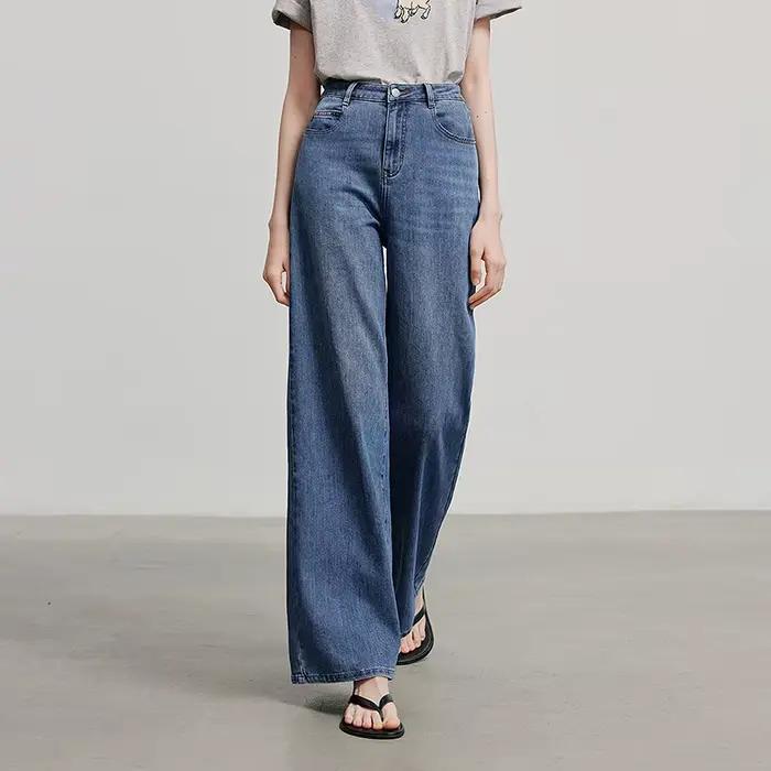 TOYOUTH femmes Denim Jean 2025 printemps nouveau pantalon Long 8528037