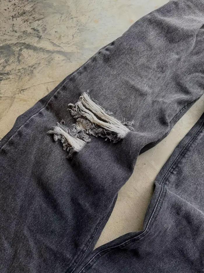 Jeans à imprimé léopard
