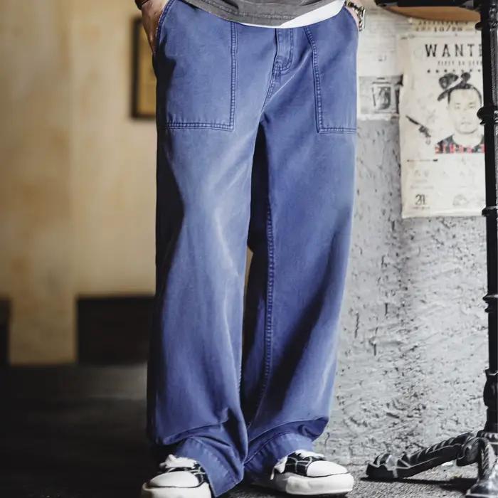 Maden – jean vintage en denim délavé pour hommes