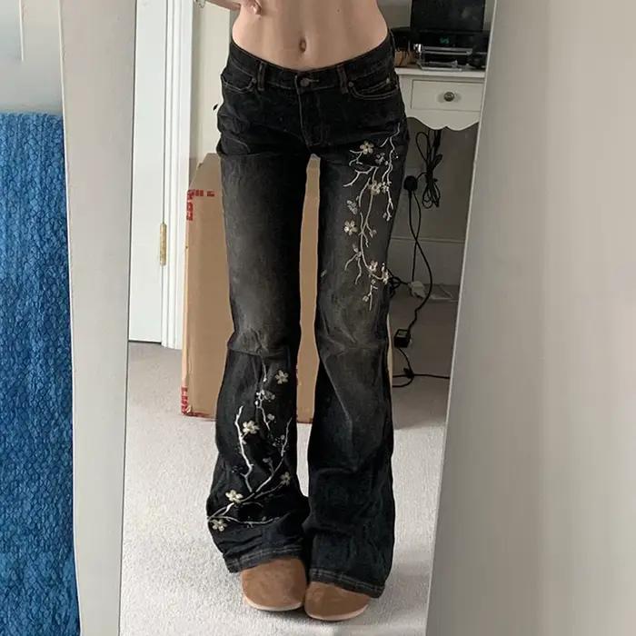 Jean bootcut vintage Y2K pour femme