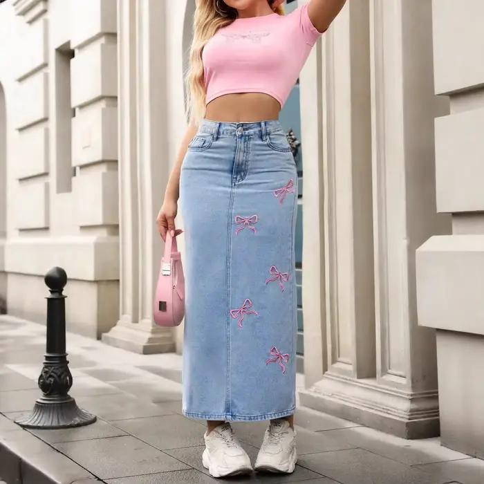 Jupes en jean pour femmes
