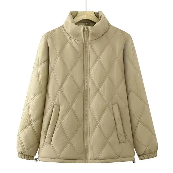 Veste courte en polaire épaisse pour femme
