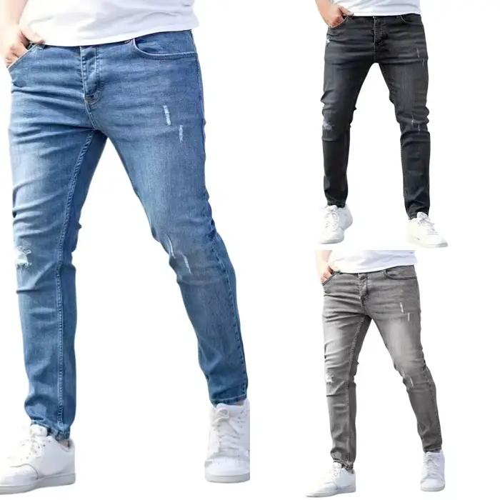 Jean homme pantalon Slim décontracté