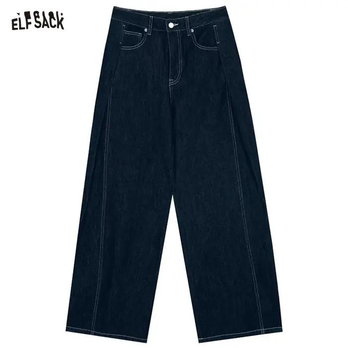 Jean Délavé Bleu à Jambes Larges