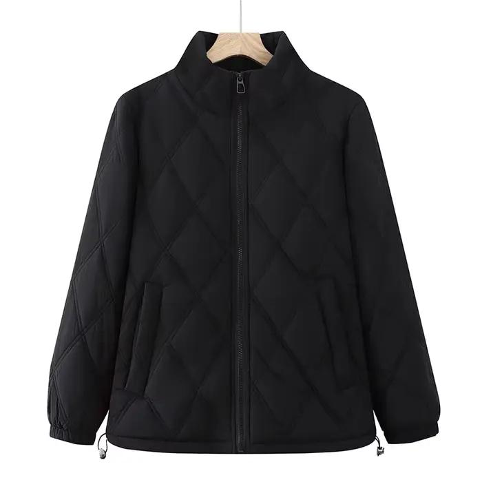 Veste courte en polaire épaisse pour femme