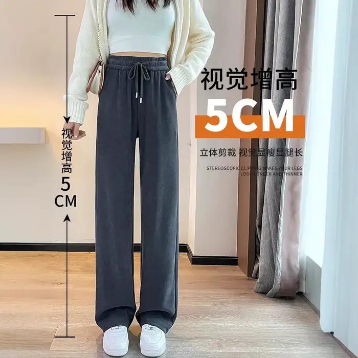 Pantalon étroit à jambes larges pour femmes
