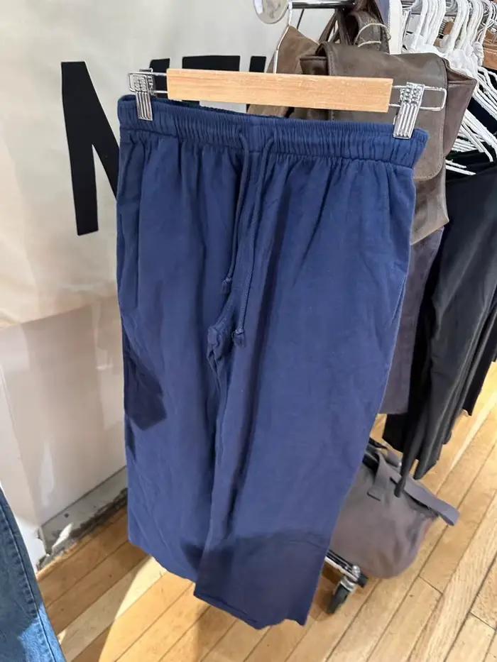 Pantalon de proximité bleu marine pour femme