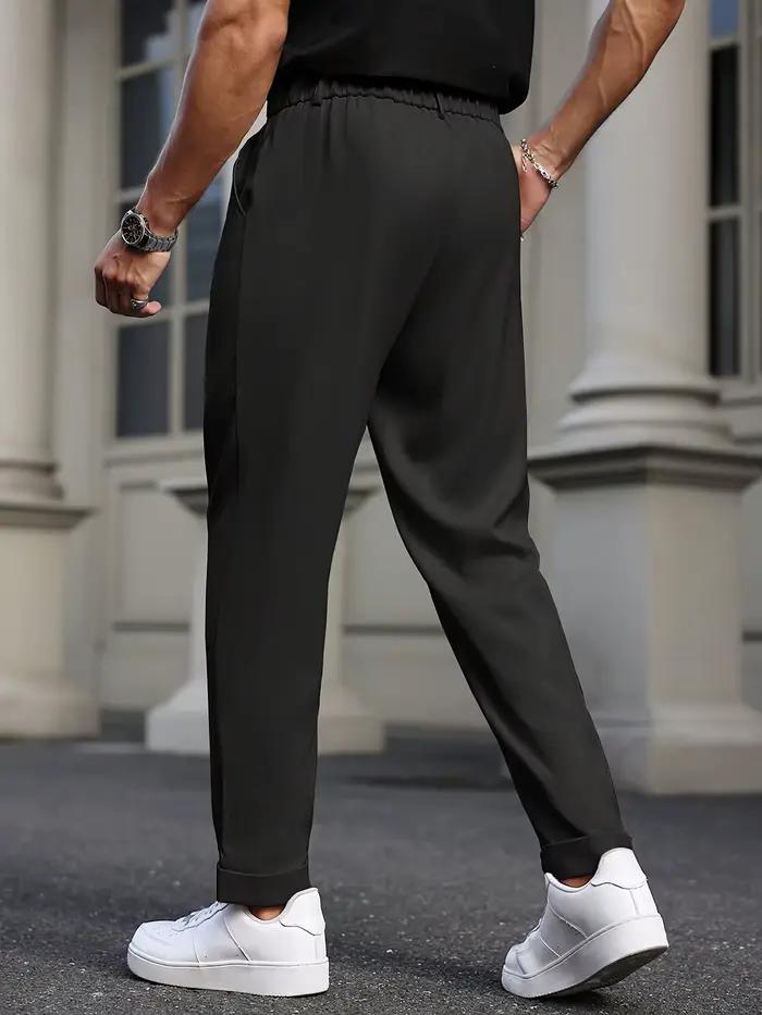 Pantalon décontracté à jambe droite pour homme Bizformal