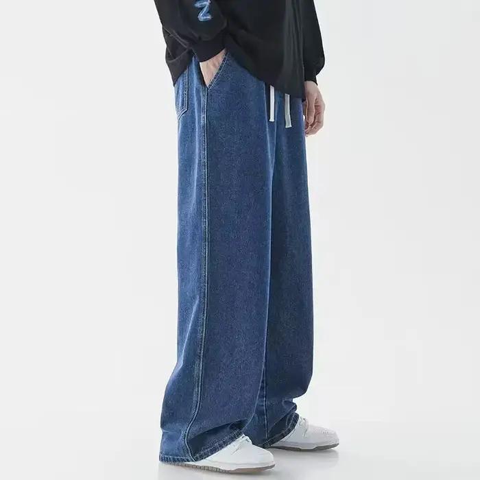 Jean ample pour hommes, Streetwear, Style coréen, mode, ample, droit, jambes larges, vêtements de ma