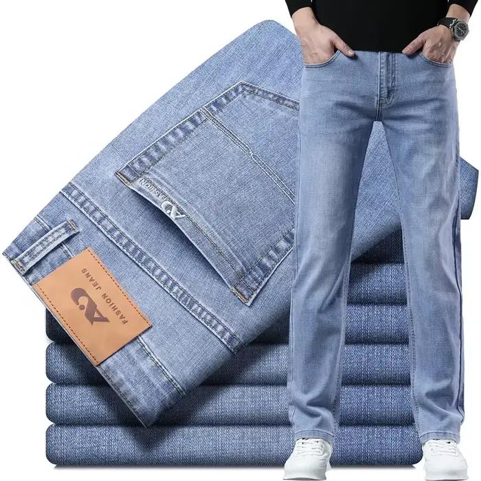 Jean Droit Confortable Homme 2026 – Meilleur Prix – Denim Élastique – Style Business Décontracté – P