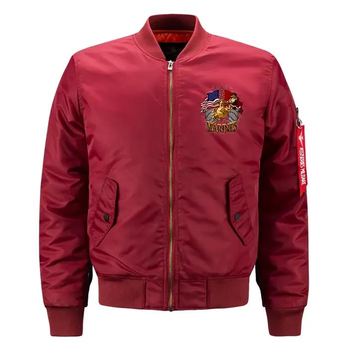 Nouvelle Veste Militaire Marines Homme Bomber Jackes Printemps Homme OupillMa-1 happator Pilote Air