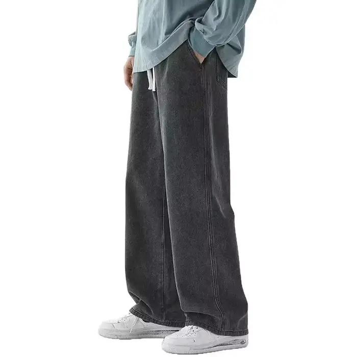 Jean ample pour hommes, Streetwear, Style coréen, mode, ample, droit, jambes larges, vêtements de ma