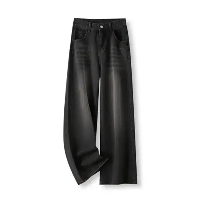Jean amincissant taille haute pour femmes, pantalon en Denim en forme de poire, coupe ample, jambe d