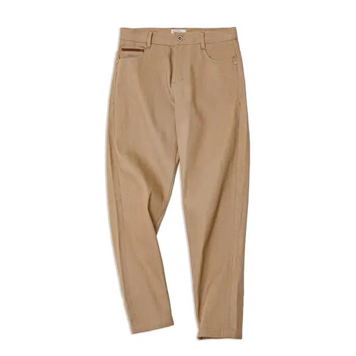Maden hommes kaki jean brut 11.7OZ redline lisière Denim jean Amekaji pantalon droit homme pantalon