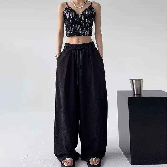 Baggy pantalons de survêtement pour femmes pantalons larges décontracté pantalons pour femmes Style