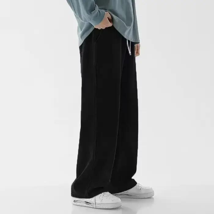 Jean ample pour hommes, Streetwear, Style coréen, mode, ample, droit, jambes larges, vêtements de ma
