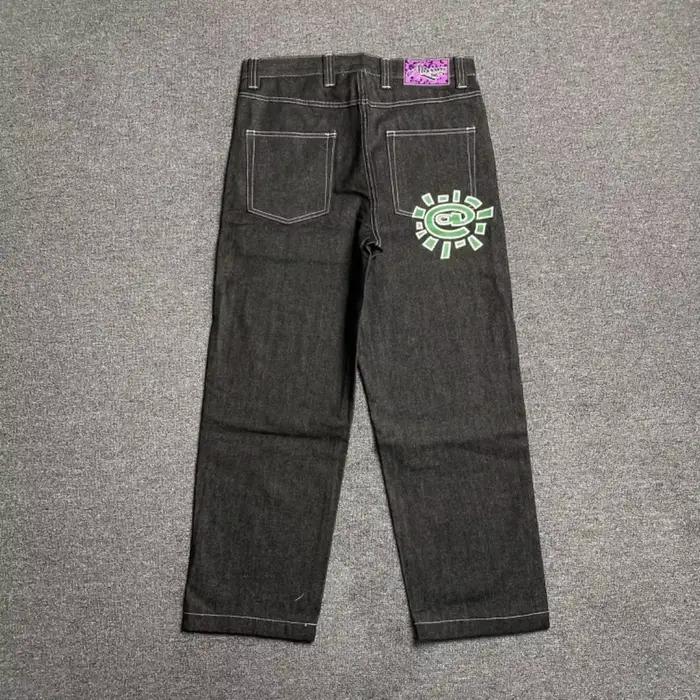 Always Jeans-viser droits brodés College pour hommes, viser noirs, viser de rue tendance, Vêtements