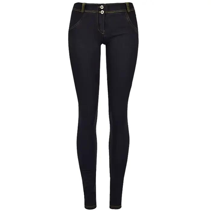 Jeans moulants taille basse pour femmes, pantalons en denim skinny, vêtements sexy, Push Up Peach, B