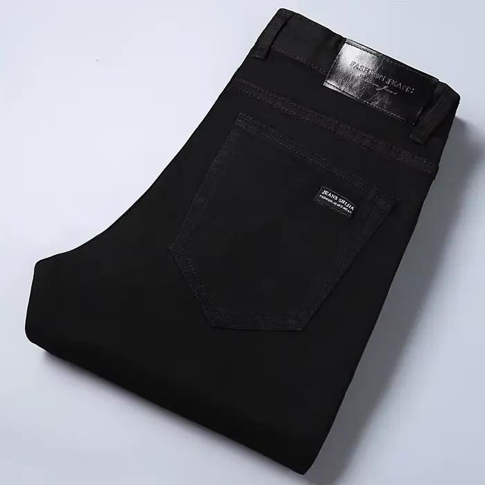 Wthinlee 8 modèles printemps automne affaires jean hommes décontracté droit Stretch mode classique t