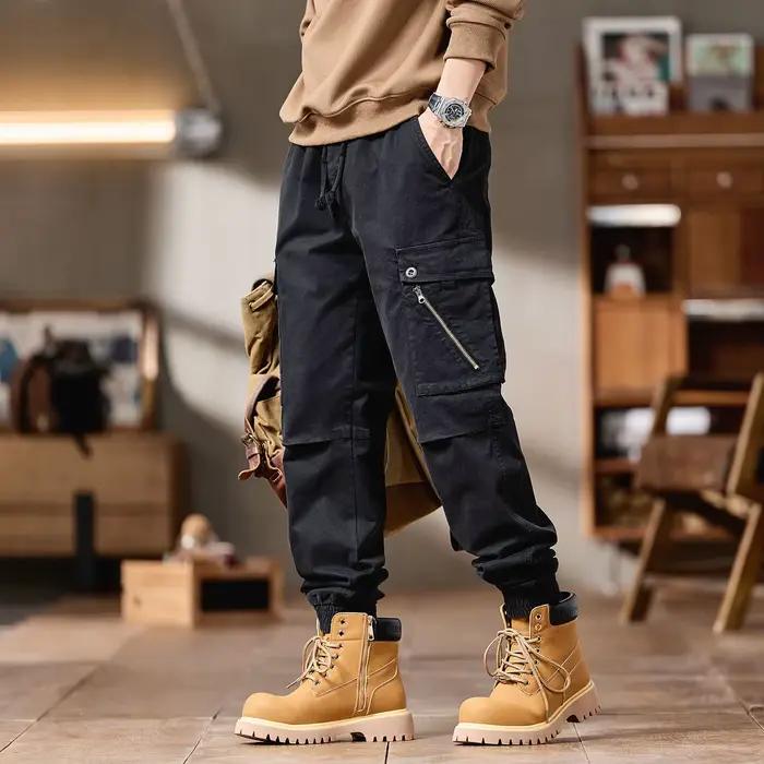Pantalon Cargo avancé pour hommes, marque de mode, pantalon décontracté pour moto, automne hiver, mu