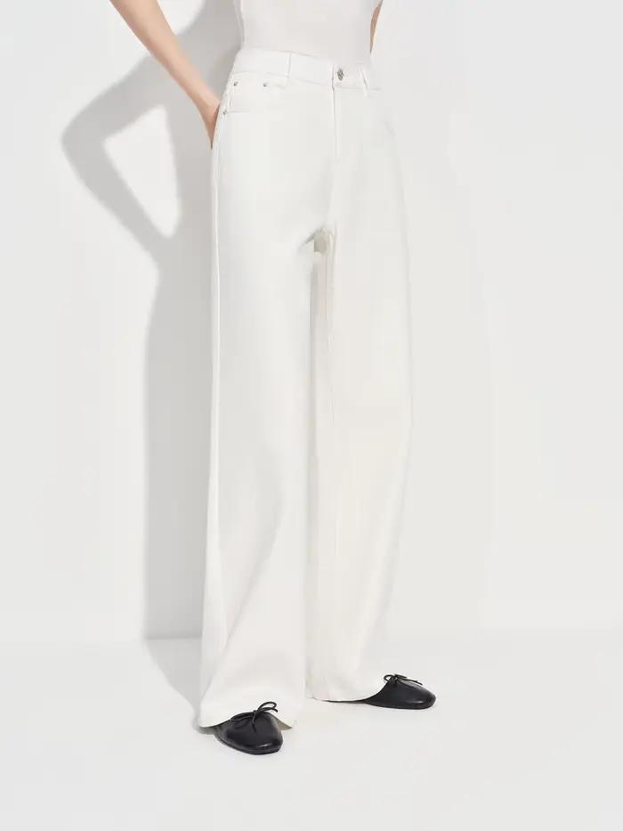 FSLE trajet polyvalent à la mode minceur droit étroit jambe large jean pour les femmes printemps 202