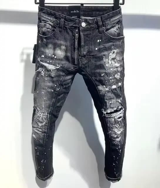 Jean Noir de Qualité Supérieure pour Homme