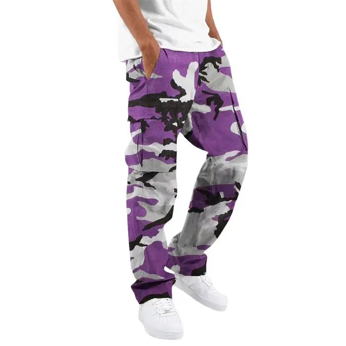 Salopette de camouflage pour hommes, salopette d'extérieur imprimée à la mode, salopette à corde dro