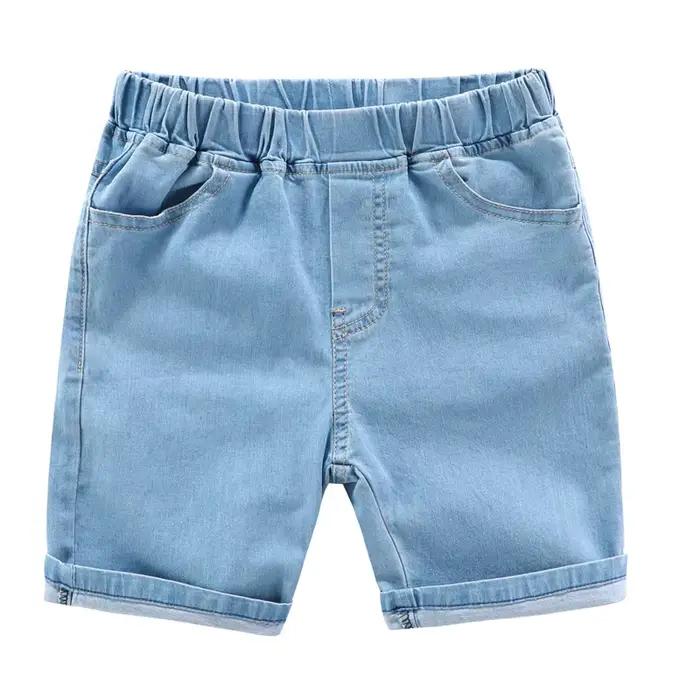 DE PEAménagement-Short en jean pour bébé garçon et fille, en coton denim, style cowboy décontracté,