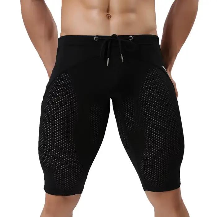 Short de Compression d'entraînement pour hommes de 7 pouces, short de Fitness en Nylon à séchage rap