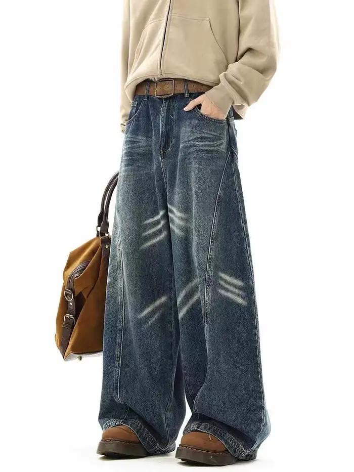 Femmes Y2k Jean Harajuku Vintage petit ami style Baggy Denim pantalon japonais années 2000 Style sur