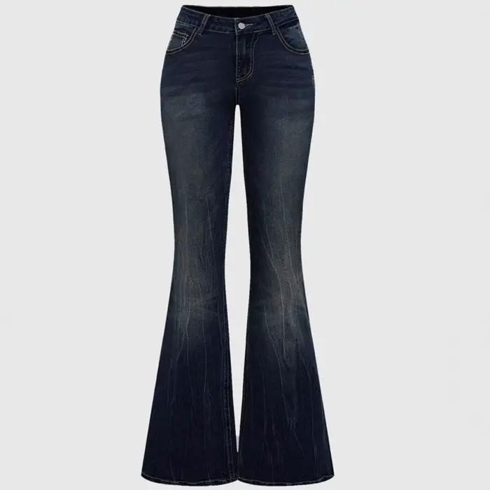 Jeans évasés Y2K 2026 pour femme – Style urbain rétro