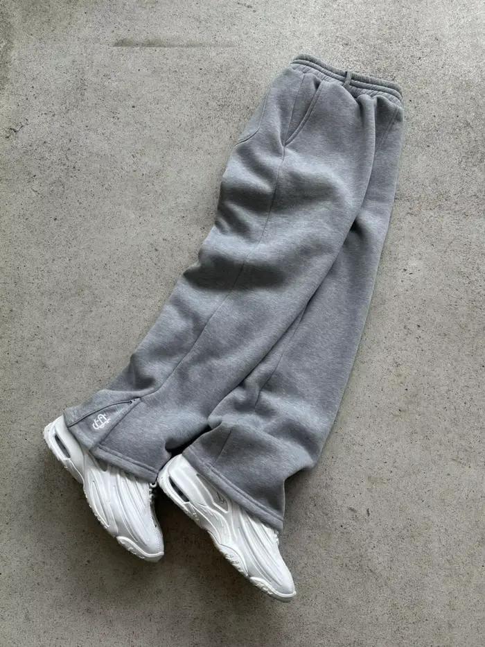Nouveau pantalon Y2K personnalisé avec fermeture éclair sur les jambes