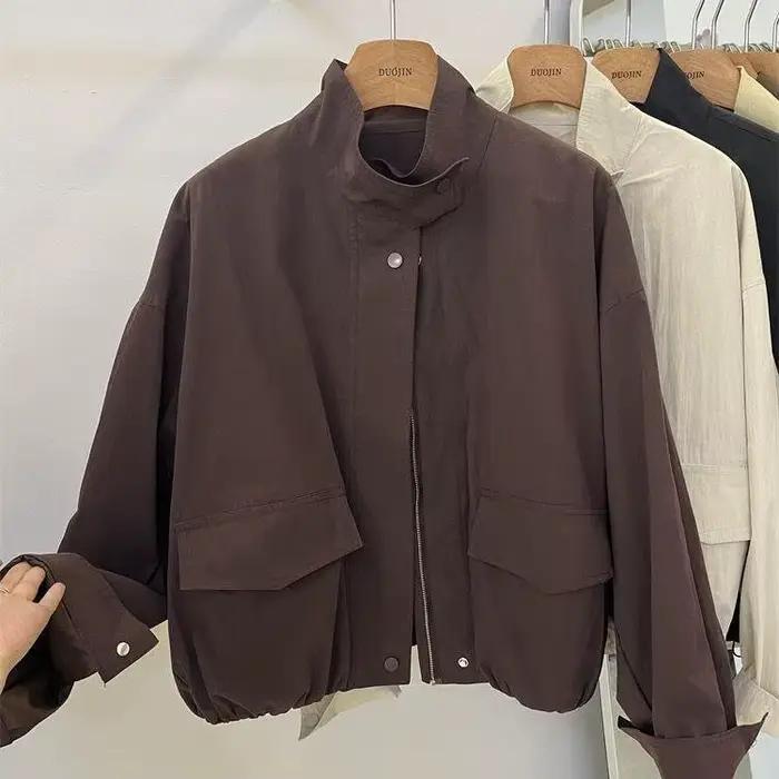 Veste courte Femme printemps automne nouveau décontracté