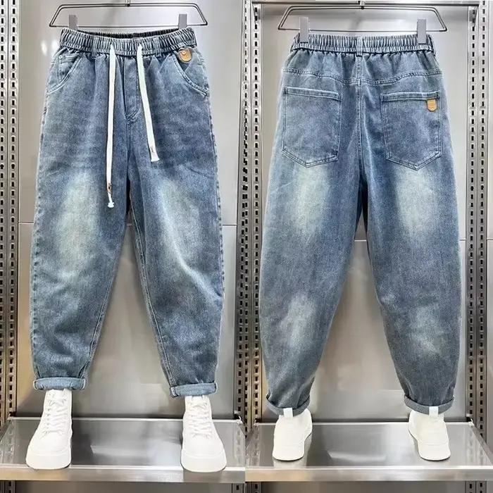 Jean décontracté bleu pour homme