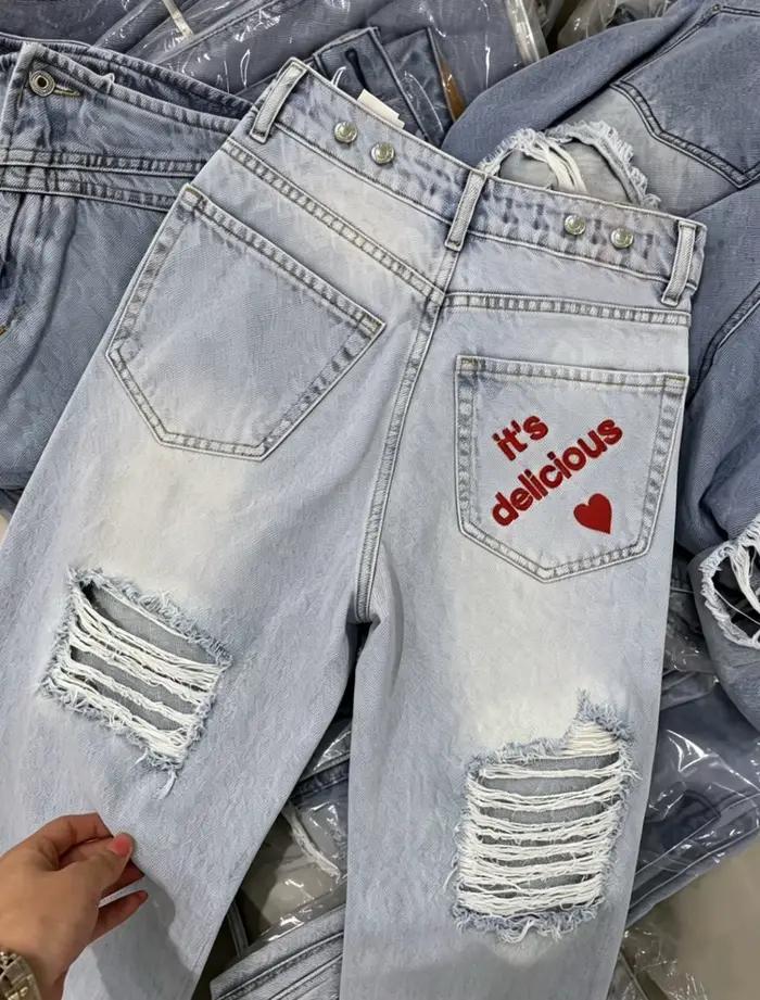 Jean Super Cool Y2K Harajuku style Hot Girl