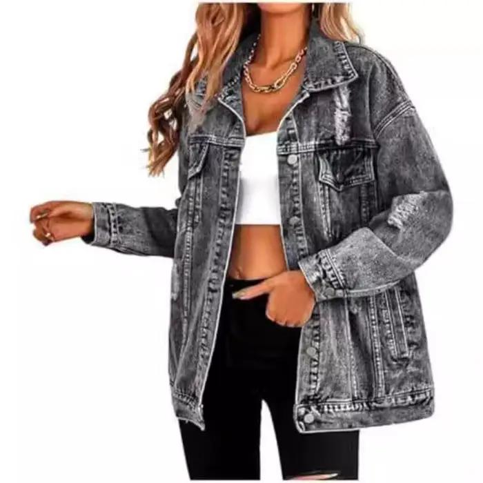 Veste en jean pour femmes de qualité supérieure