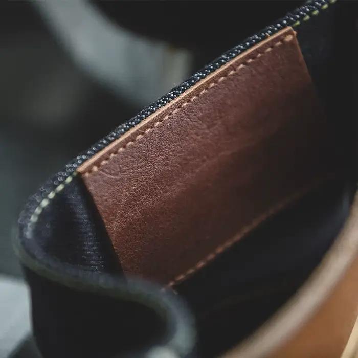 Maden Retro 14.5oz lisière Denim brut pour hommes jean avec YKK fermeture éclair mouche broderie