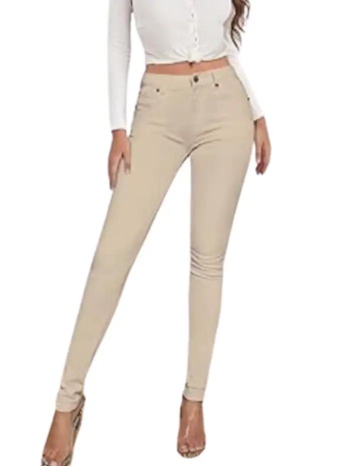 Jeans extensibles décontractés pour femmes
