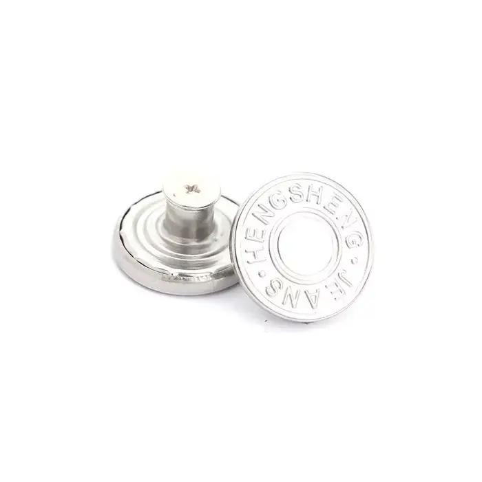Boutons de jean réglables en métal