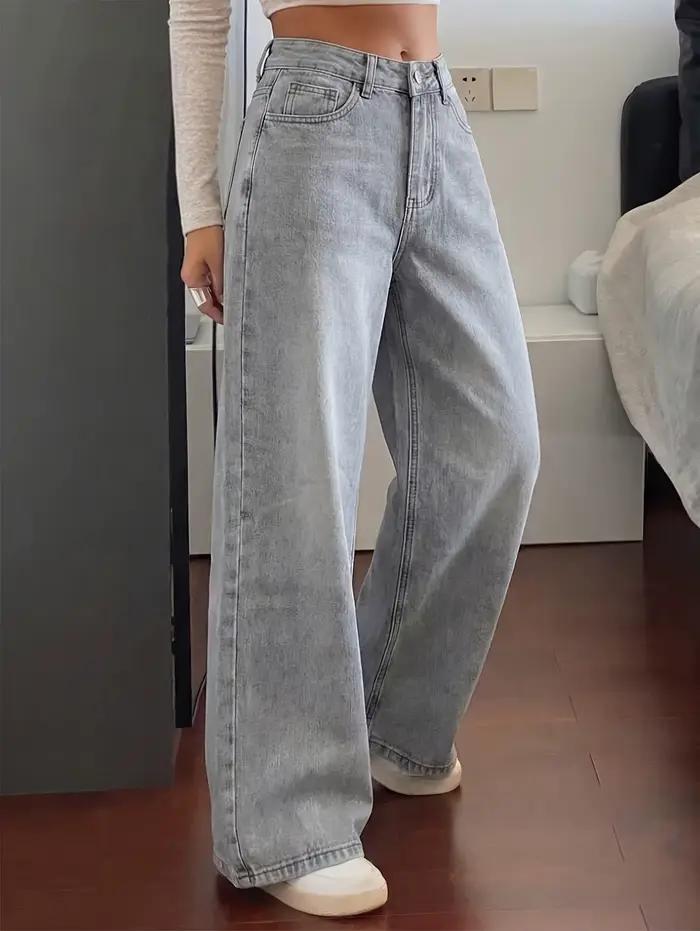 SOLORN Nouveau jean large