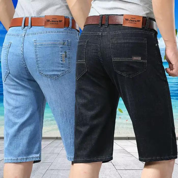 Shorts décontractés et élégants WTHINLEE avec broderie pour hommes, idéaux pour les journées d'été et les occasions décontractées
