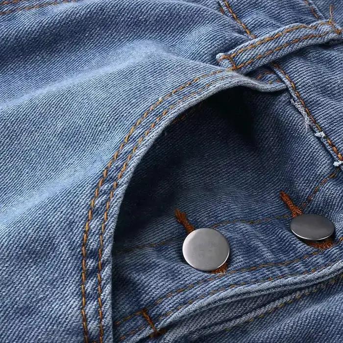 Combinaison en jean à poches pour hommes