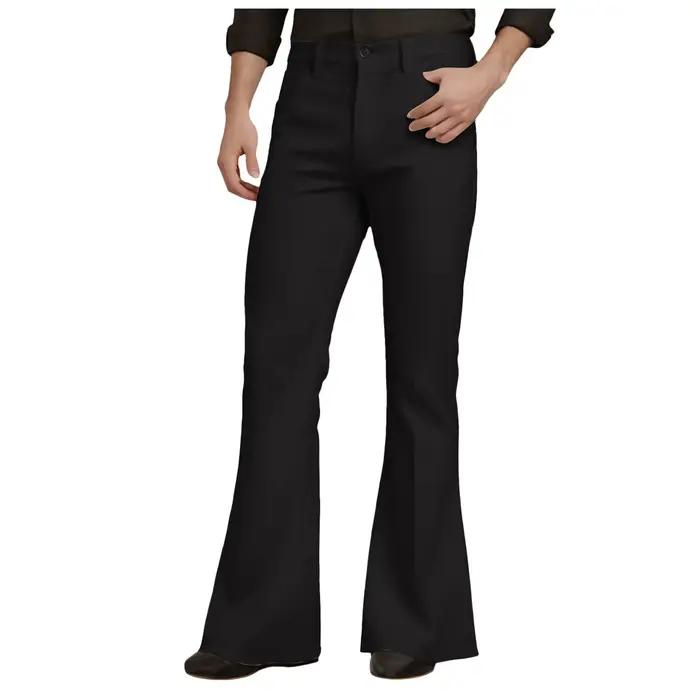 Pantalon évasé Vintage pour hommes